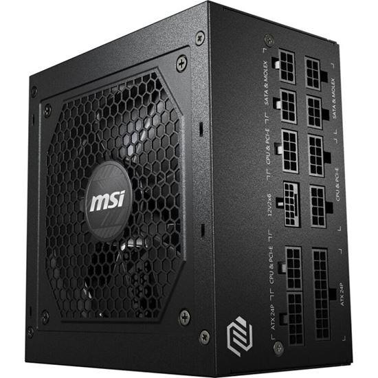 Furnizues Energjie MSI MAG A750GN PCIE5, 750W, 80 PLUS Gold, ATX, PCIe 5.1, 16-pin – Zezë - 2