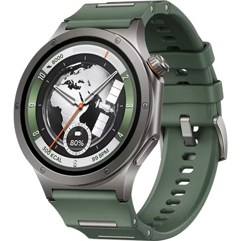 Orë e Mençur OnePlus Watch 4 / 1.5 Inch / LTPO AMOLED / Touchscreen / Wi-Fi / GPS / Bluetooth / 46mm - Gjelbër/Titanium