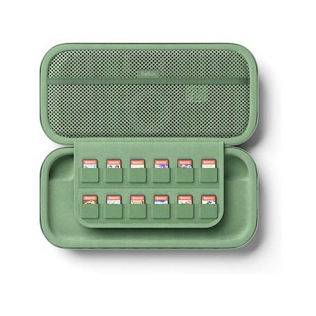 Case për Konsolë Gaming Belkin, Nintendo Switch 2, Rezistent ndaj Ujit dhe Goditjeve, Xhep për Kartela Lojërash, Mbajtëse për AirTag – Gjelbër - 8
