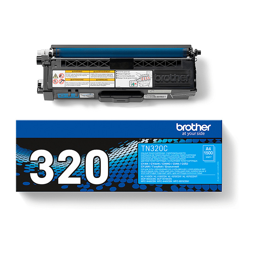 Toner Brother TN‑320C / DCP‑9055CDN / MFC‑9460CDN / MFC‑9465CDN - Blu - 4