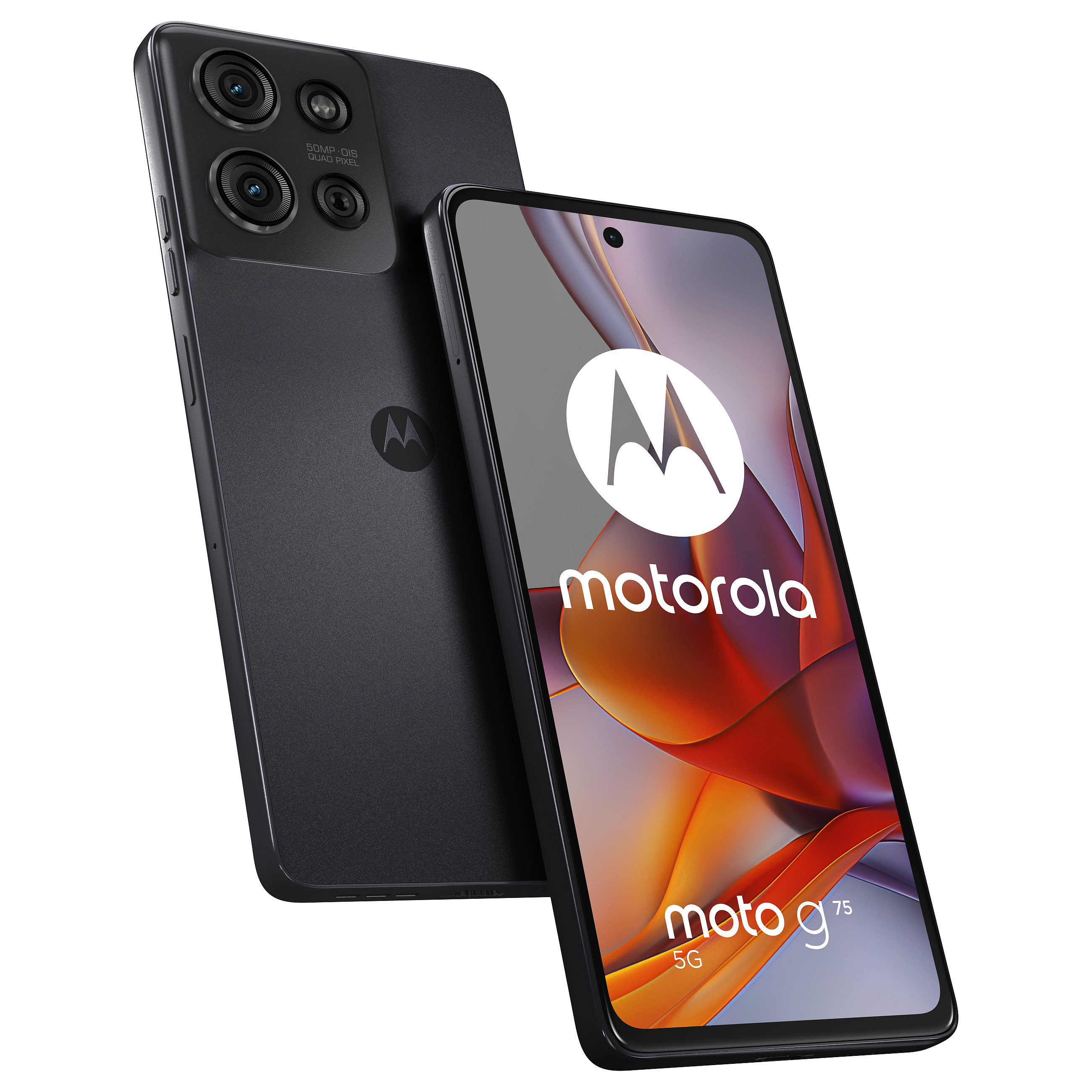 Telefon Android Motorola moto g75 5G / Snapdragon 6 Gen 3 / 8GB / 128GB / 6.78" Full HD+ LCD / 120Hz / 50MP – Gri