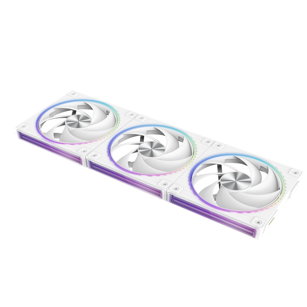 Ftohës për Kasë Zalman ZM-DF120 A3 ARGB / 120mm / 800-2300 RPM / PWM / 3-Pack – Bardhë