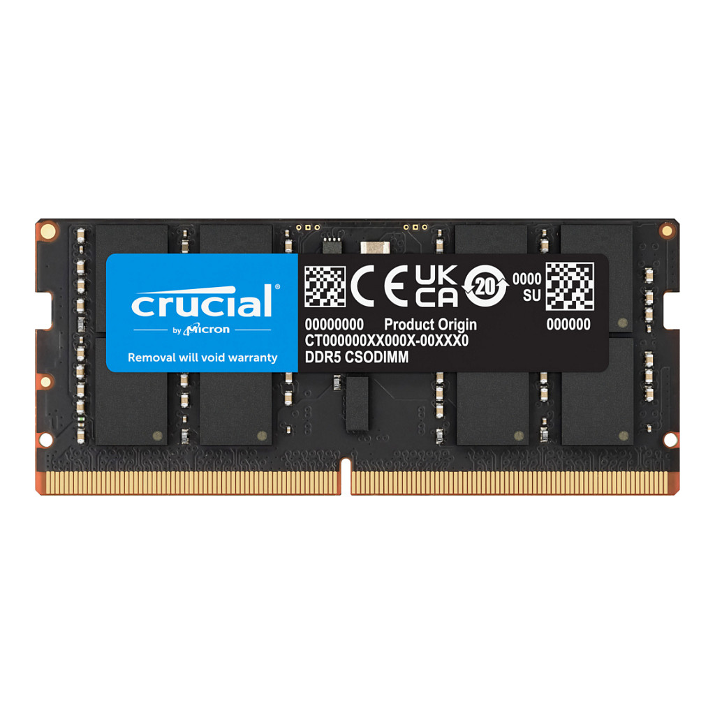 RAM Memorie DDR5 Crucial / 32GB / DIMM / CT32G64C52CS5 - Zezë