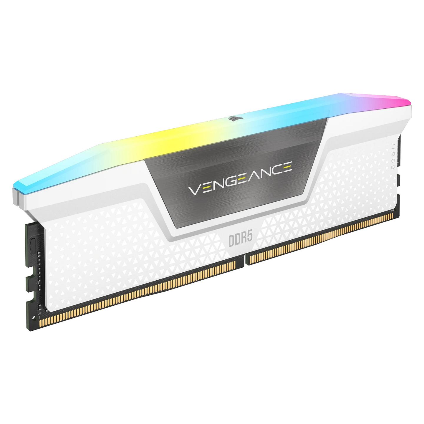 RAM Memorie DDR5 Corsair Vengeance RGB, 32GB (2x16GB), DIMM, 6000MHz, CL36, 288-pin – Bardhë - 2