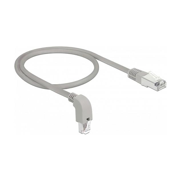 Kabllo për Rrjet DeLOCK 85873 / Cat 6A / S/FTP / RJ-45 / 0.5m - Gri