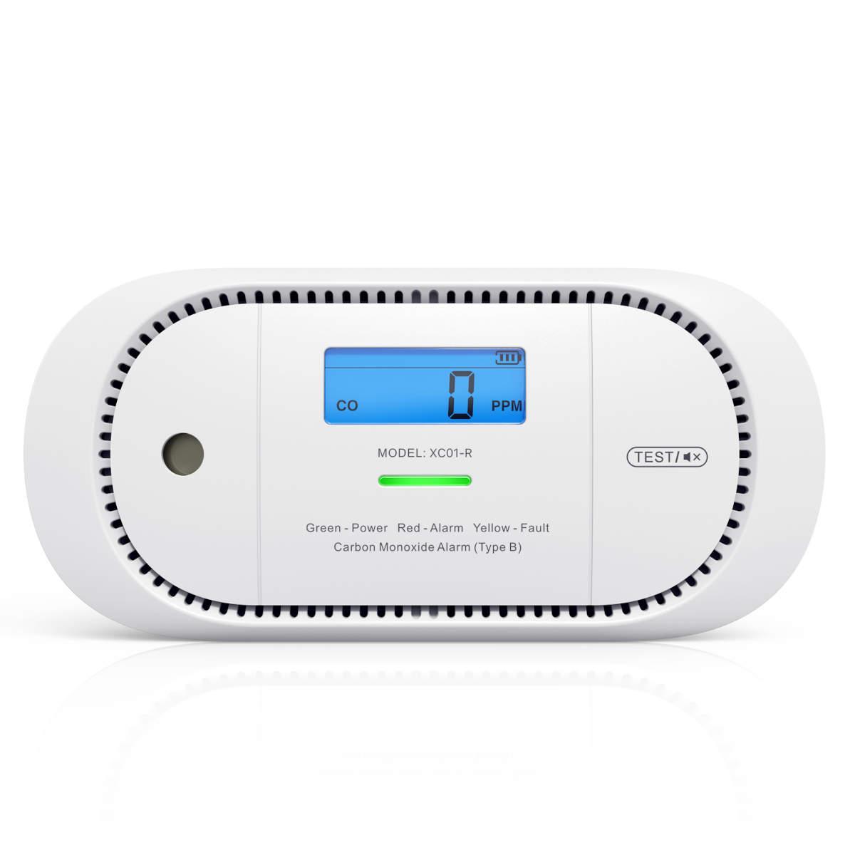 Detektues Monoksidi Karboni X-Sense XC01-R / ZASXS00167WEU / Electrochemical / LCD / 85dB / CR123A – Bardhë - 1