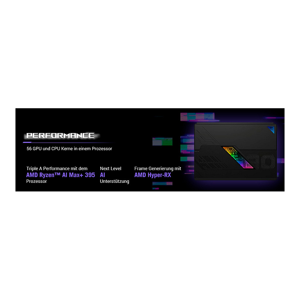 Laptop Gaming ASUS ROG Flow Z13 / Ryzen AI MAX+ 395 / 32GB / 1TB / 13.4 WQXGA 180 Hz IPS / AMD Radeon Graphics / e zezë - 7