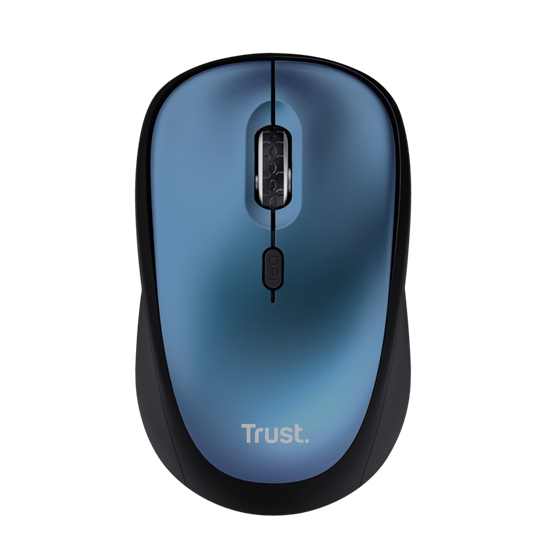 Maus pa kabllo Trust Yvi+ / Silent / 800-1600 DPI / 4 Butona - Blu