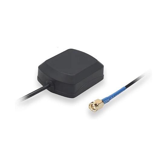 Antena për rrjet Teltonika PR1KSG30, GNSS, 2dBi, 1575–1602MHz, SMA Male, RG174 3m - Zezë
