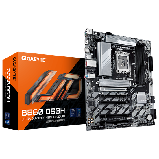 Pllakë Amë Gigabyte B860 DS3H / LGA1851 / B860 / DDR5 / ATX / DP / HDMI / 2.5GbE LAN