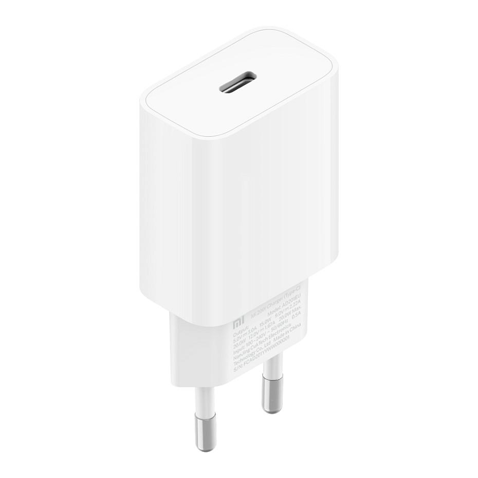 Adapter Xiaomi Mi 20W / BHR4927GL / USB-C / PD 3.0 / QC 3.0 - Bardhë