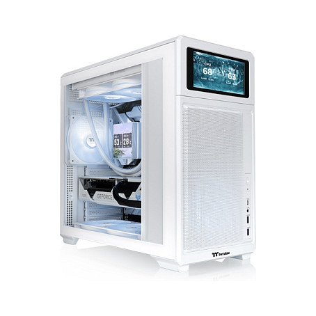 Kasë PC Thermaltake TR300 TG / Midi Tower / ATX / 1x 120mm Fan / Tempered Glass - Bardhë