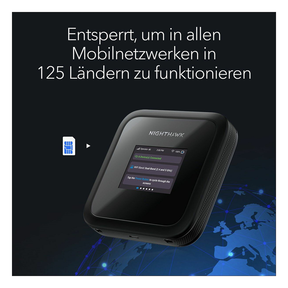 Router NETGEAR MR3150-100EUS / Nighthawk M3 5G Mobile - 6