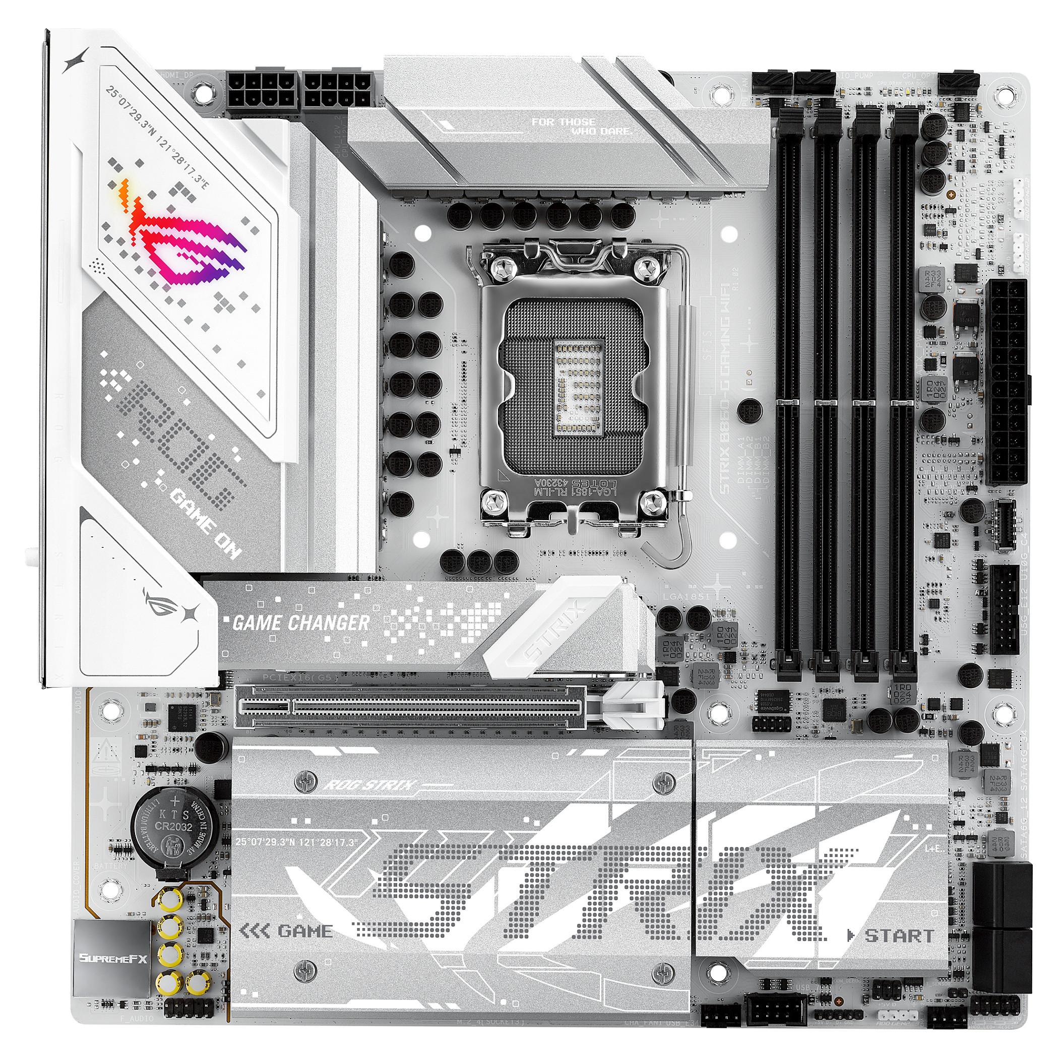 Pllakë Amë MB Intel LGA1851 ASUS ROG STRIX B860-G GAMING WIFI DDR5 - 2