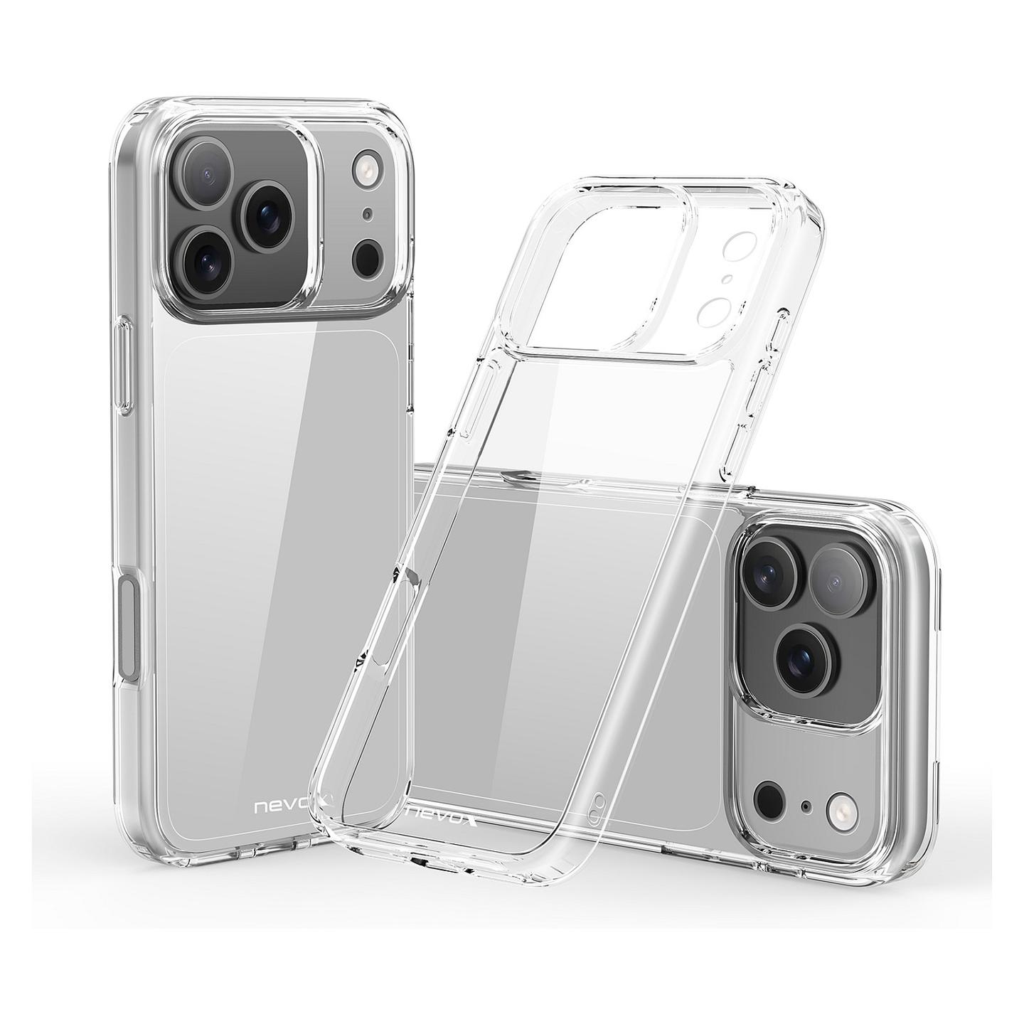 Case për Telefon nevox StyleShell Flex / TPU / 0.7 mm / iPhone 17 Pro Max 6.9" - Transparente