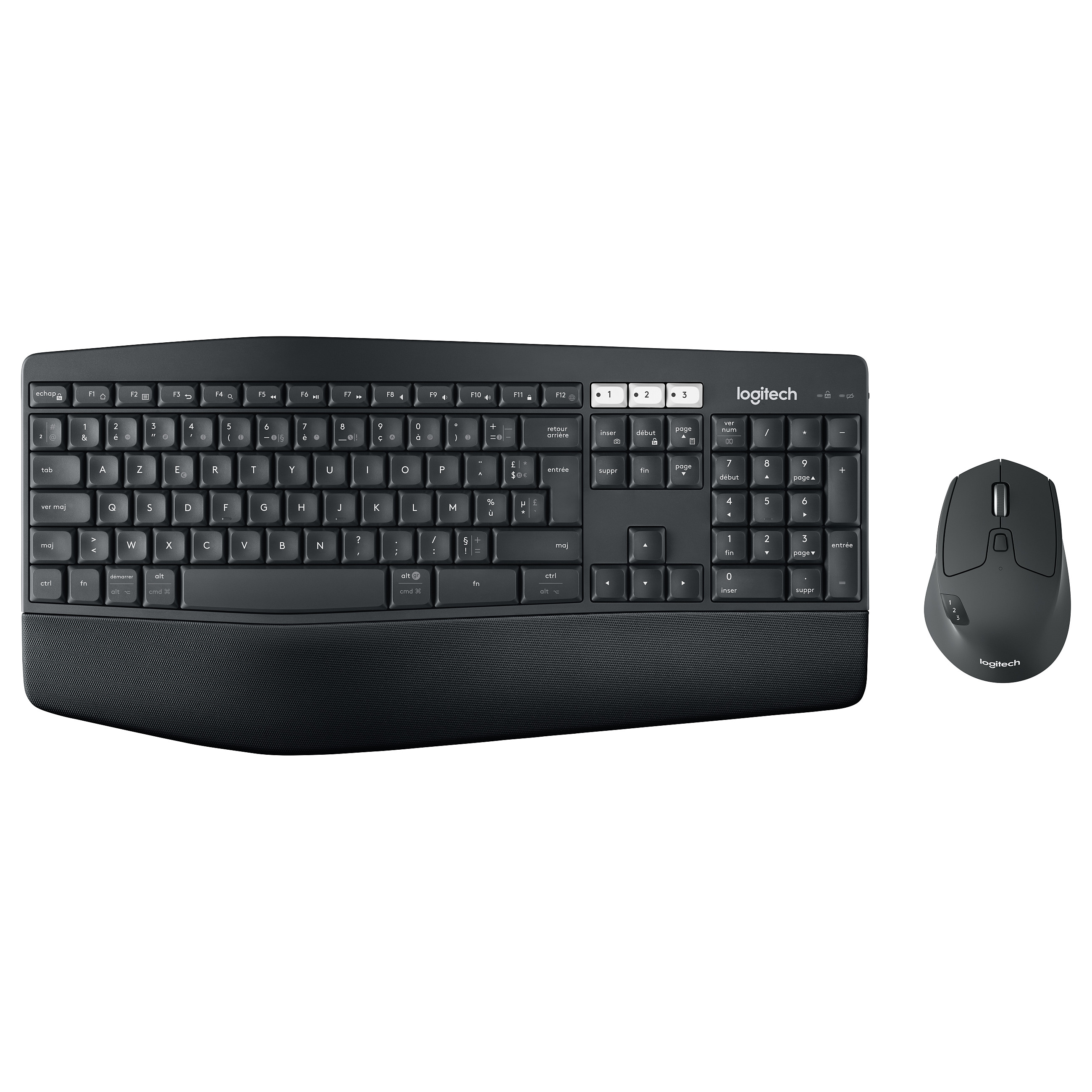 Combo (Tastierë&Maus) Logitech MK850 Performance Wireless Combo / Bluetooth + USB Unifying / 101 Taste / 8 Butona / Advanced Optical Tracking – Zezë