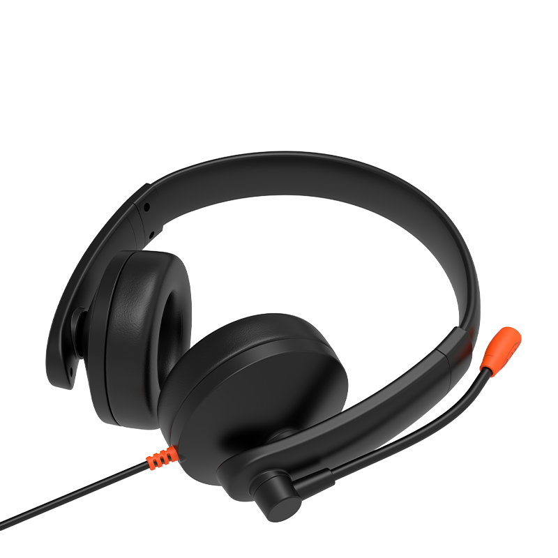 Kufje me kabllo Meetion HP003U Telephone / USB 1.8 m / Rrotullues 180° - Zezë - 2