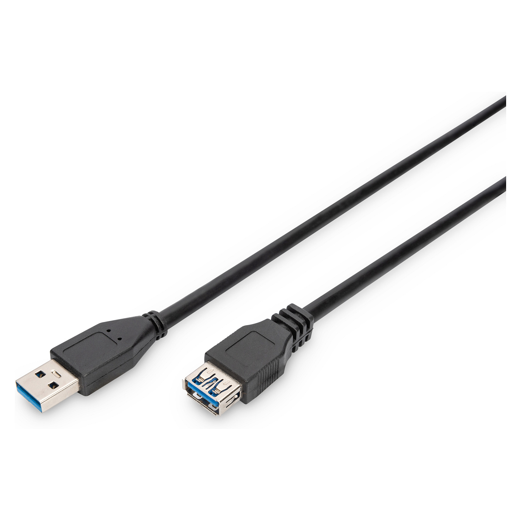 Kabllo USB zgjatues DIGITUS USB 3.0 Typ A në Typ A (M/F) 1.8m - Zezë - 1