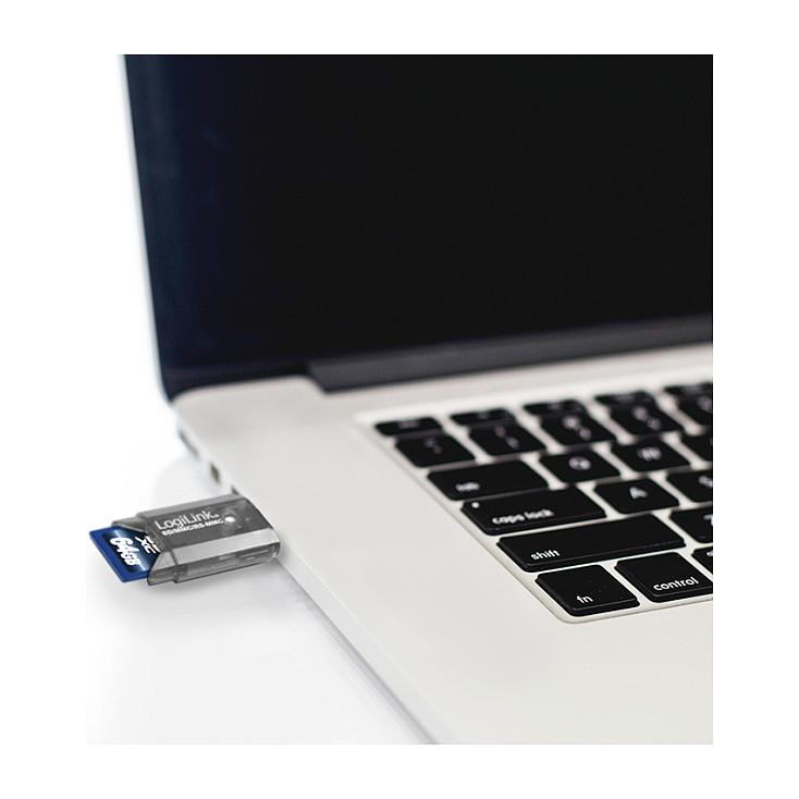 Lexues Kartelash LogiLink CR0007 / SD / SDHC / MMC / RS-MMC / MMC Mobile / USB 2.0 / 480 Mbit/s - Zezë - 3