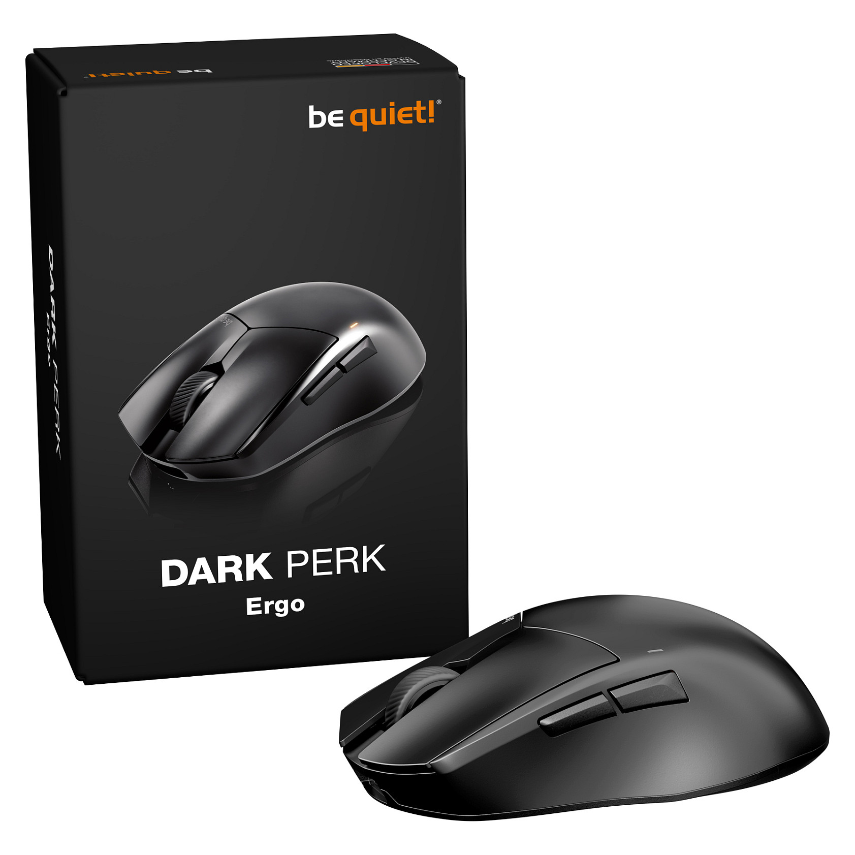 Maus Gaming be quiet! Dark Perk Ergo Wireless / USB – Zezë - 8