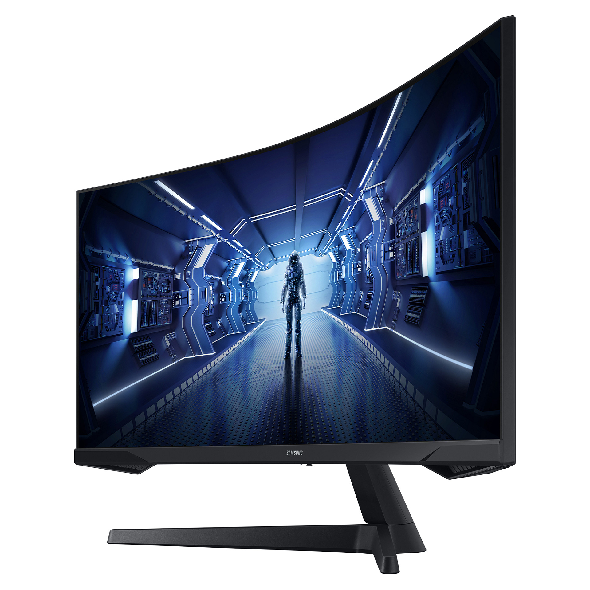 Monitor Samsung Odyssey G55T / 34''/ UWQHD VA Curved / 165Hz / 1ms / HDMI+DP - Zezë - 5
