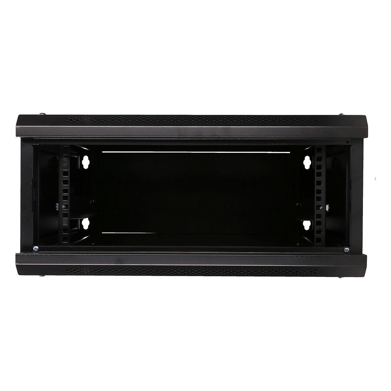 Kabinet Rack Extralink EX.2893, 4U, 19", 600×600mm, Montim në Mur, 30kg - Zezë - 4