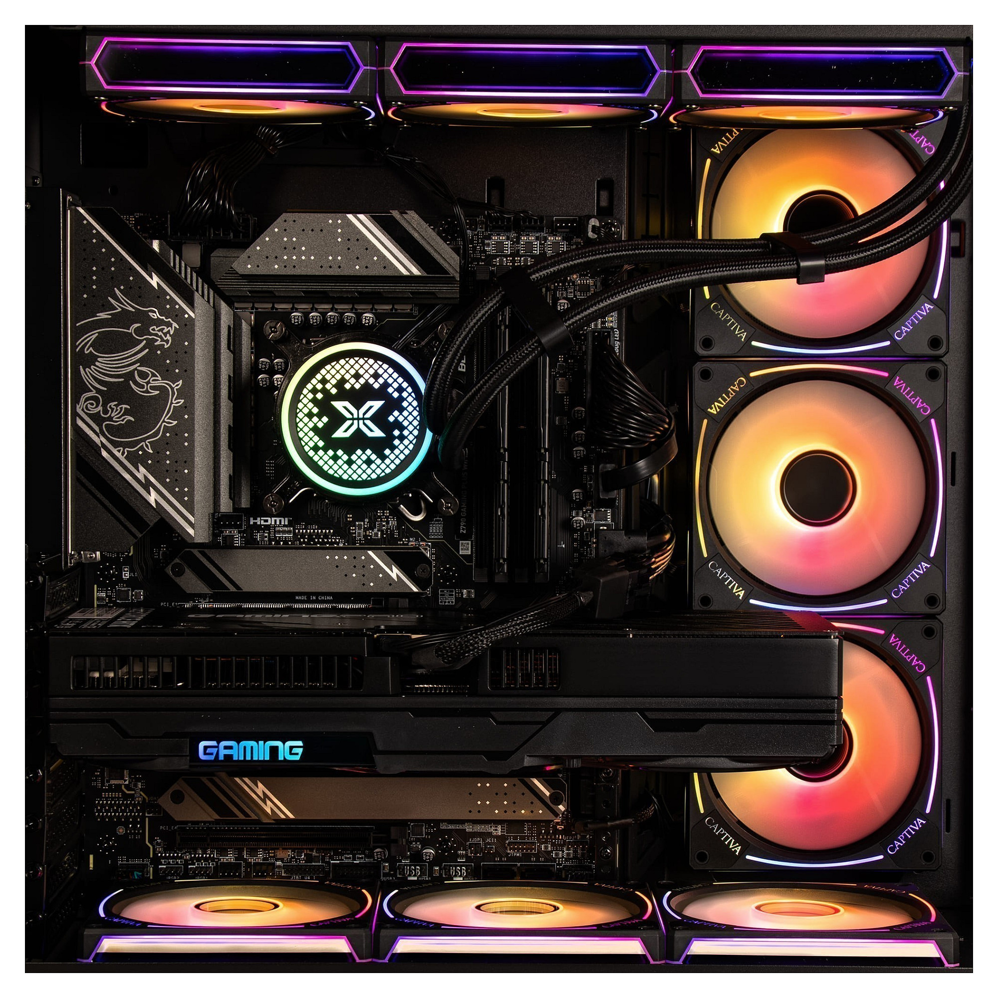 Kompjuter Gaming Captiva Highend Gaming R89-085 / Intel Core i9-14900KF / 64GB DDR5 / 2TB / RTX 4080 SUPER 16GB - Zezë - 18