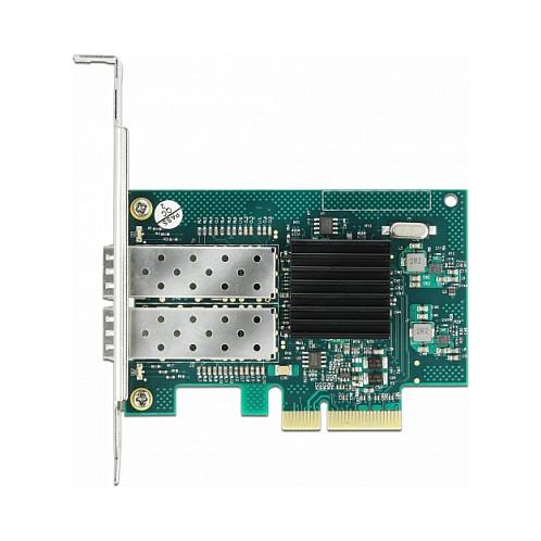 Karta të Rrjetit Delock 90480 / PCIe 2.1 x4 / 2x Gigabit LAN SFP / 1000Mbps / Intel 82576 / Low Profile - 4