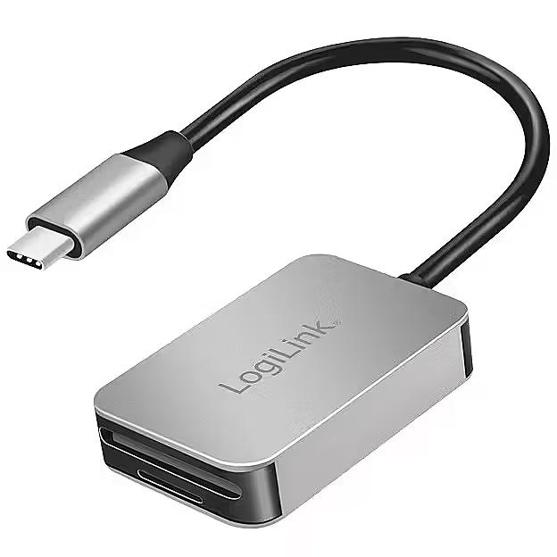 Lexues Kartelash LogiLink CR0050 / SD / SDHC / SDXC / microSD / microSDHC / microSDXC / USB-C / USB 3.2 Gen 1 / 5 Gbit/s - Gri