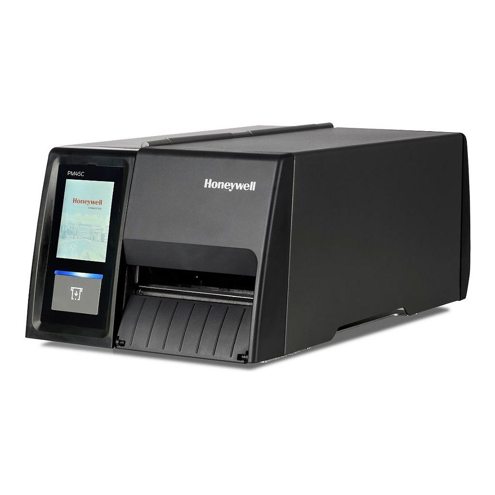 Printer Etiketash Industrial Kompakt Honeywell PM45c, termik direkt dhe transferim termik, 203 dpi, shpejtësi deri në 350 mm/s, gjerësi printimi 108 mm, Ethernet, USB, RS-232 – Hiri/Zezë