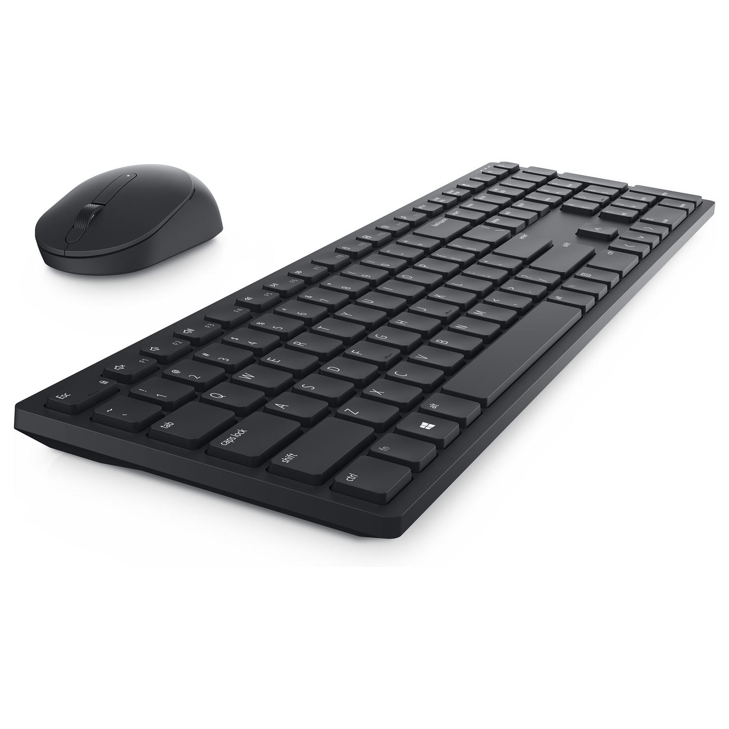 Combo (Tastierë & Maus) Dell Pro KM5221W, Full Size, QWERTY US International, 2.4 GHz, 12 Hotkeys - Zezë - 4