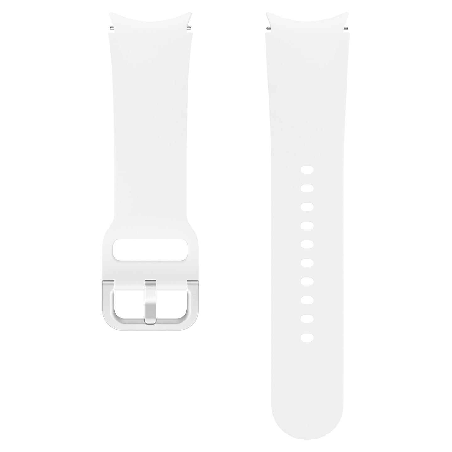 Rrip për Orë Samsung Galaxy Watch, Sport Band, 20mm, S/M – Bardhë
