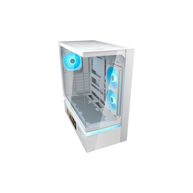 Kasë PC COUGAR CFV235 Vision / Mid Tower / ATX / 2x 120mm + 3x 140mm Fan Support / Tempered Glass / 9.16" LCD / 360mm Radiator / ARGB - Bardhë - 3