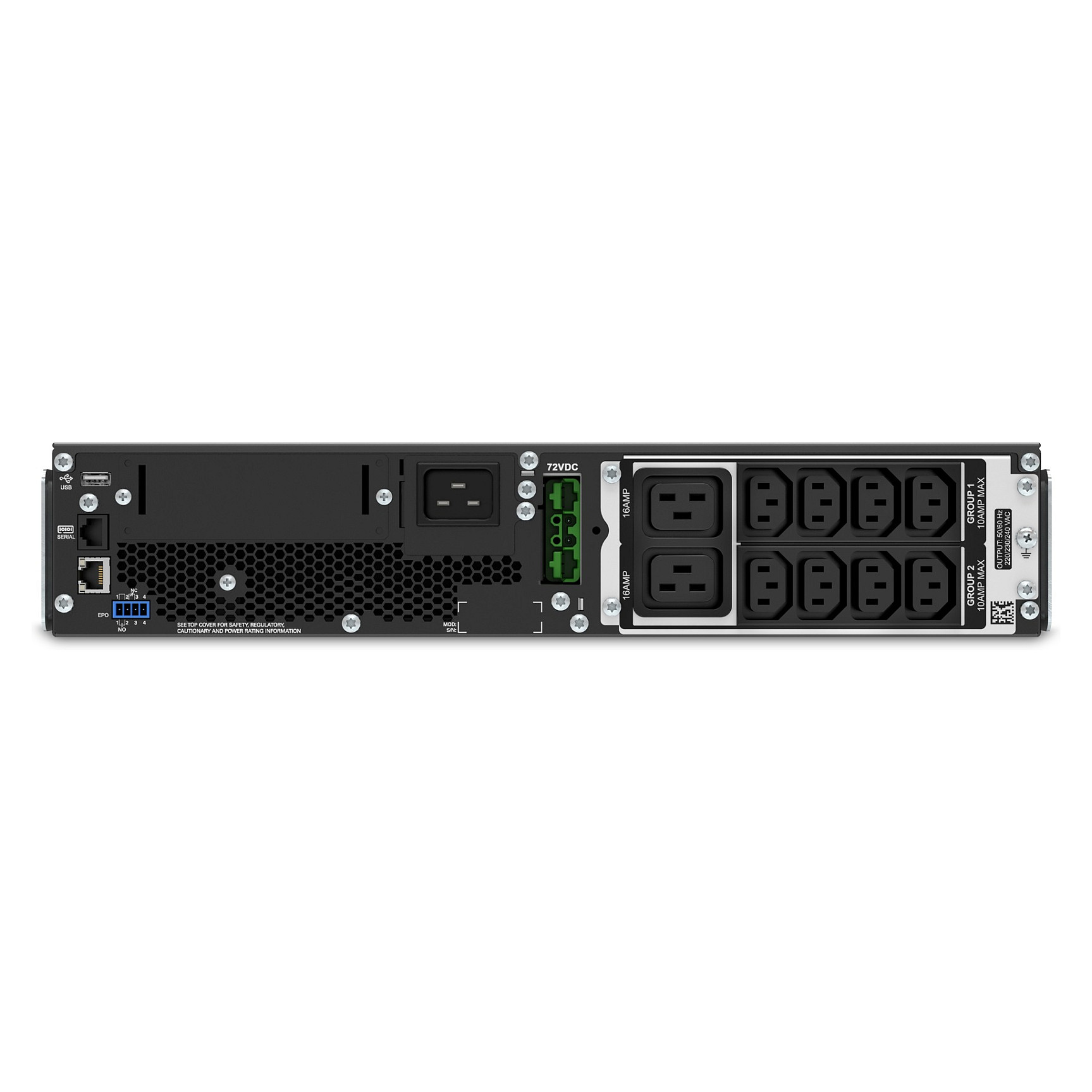 Rack UPS APC Smart‑UPS SRT / SRT2200RMXLI / 1980W / 2200VA / 2U - 2