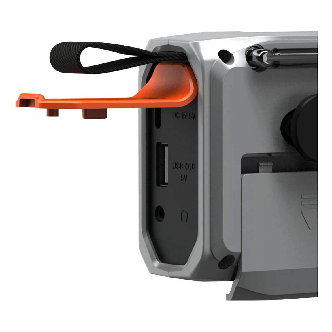 Radio portative Marmitek RESQ 100, DAB, DAB+, FM, 3 W RMS, Ekran LCD, Dalje për kufje 3,5 mm, USB-C, Me kurdisje - Gri e çelët - 11
