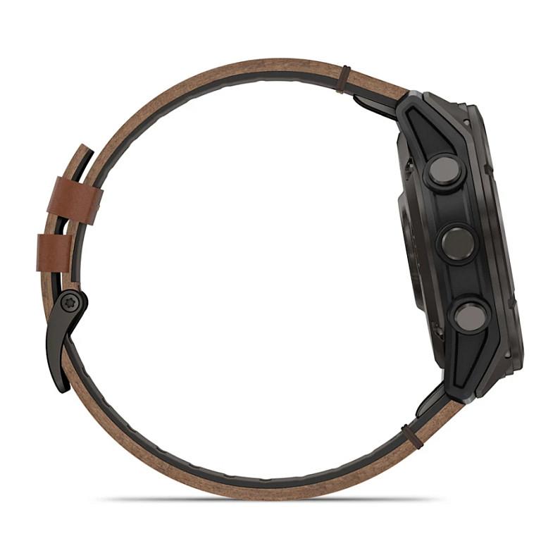Orë e mençur Garmin fēnix 8 Pro, 51 mm, AMOLED, Sapphire, GPS Multi-Band, LTE, Satelit, 32GB – Gri/Kafe - 6