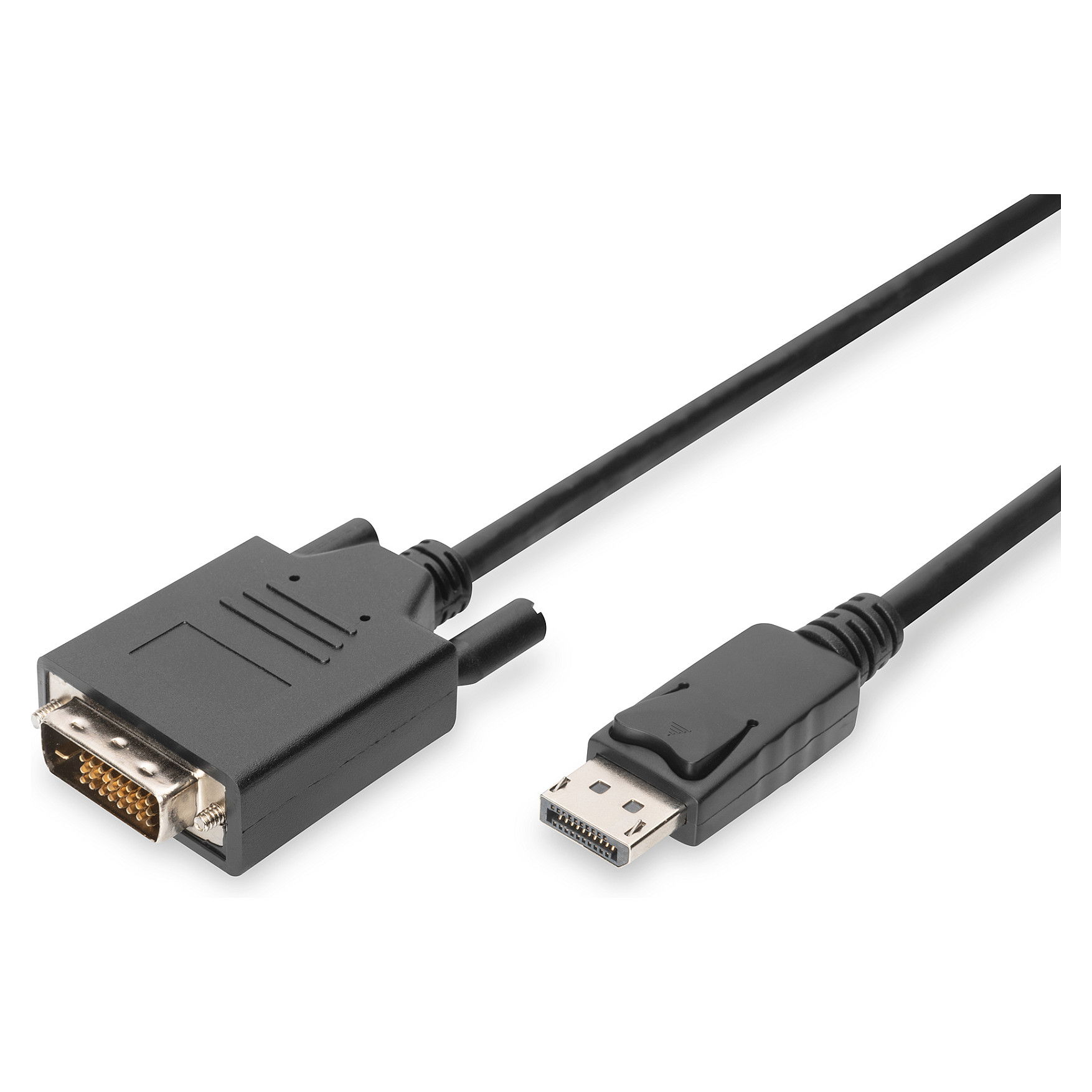 Kabllo Digitus DisplayPort & DVI 24+1 (ST-ST), 2m, FHD ,60HZ, e zezë - 1
