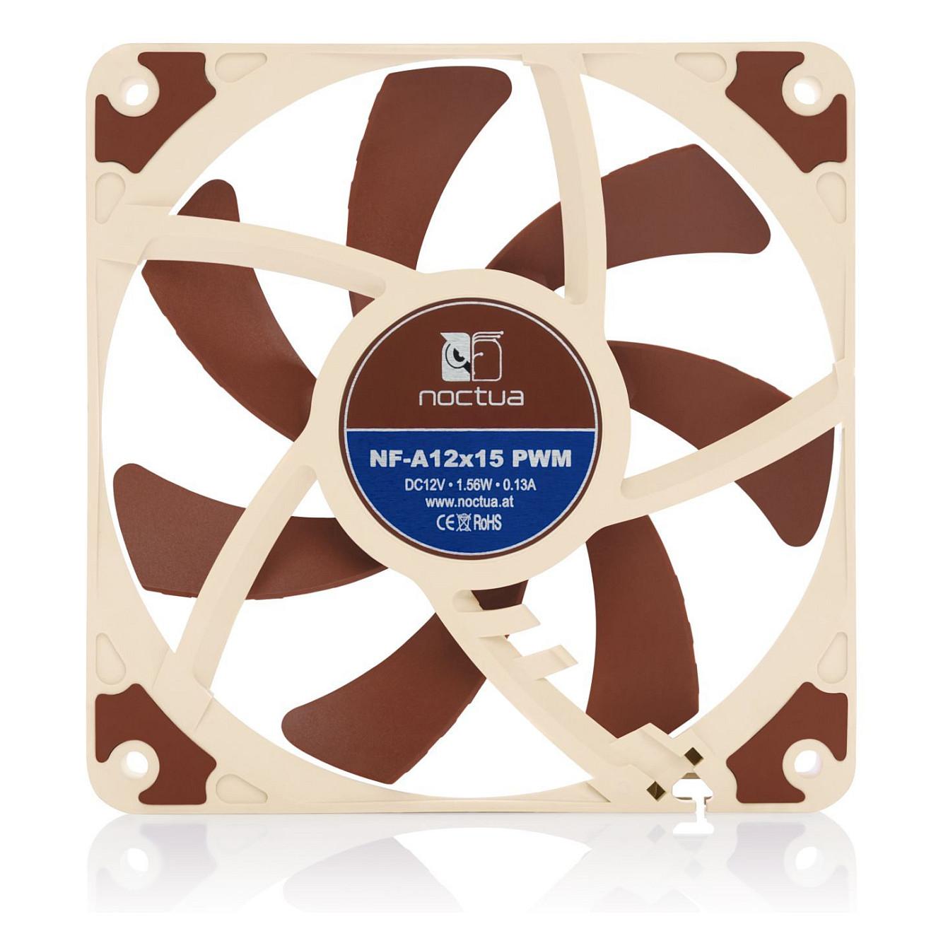 Ftohës për Kasë Noctua NF-A12x15 PWM, 120mm, Slim - Kafe - 3