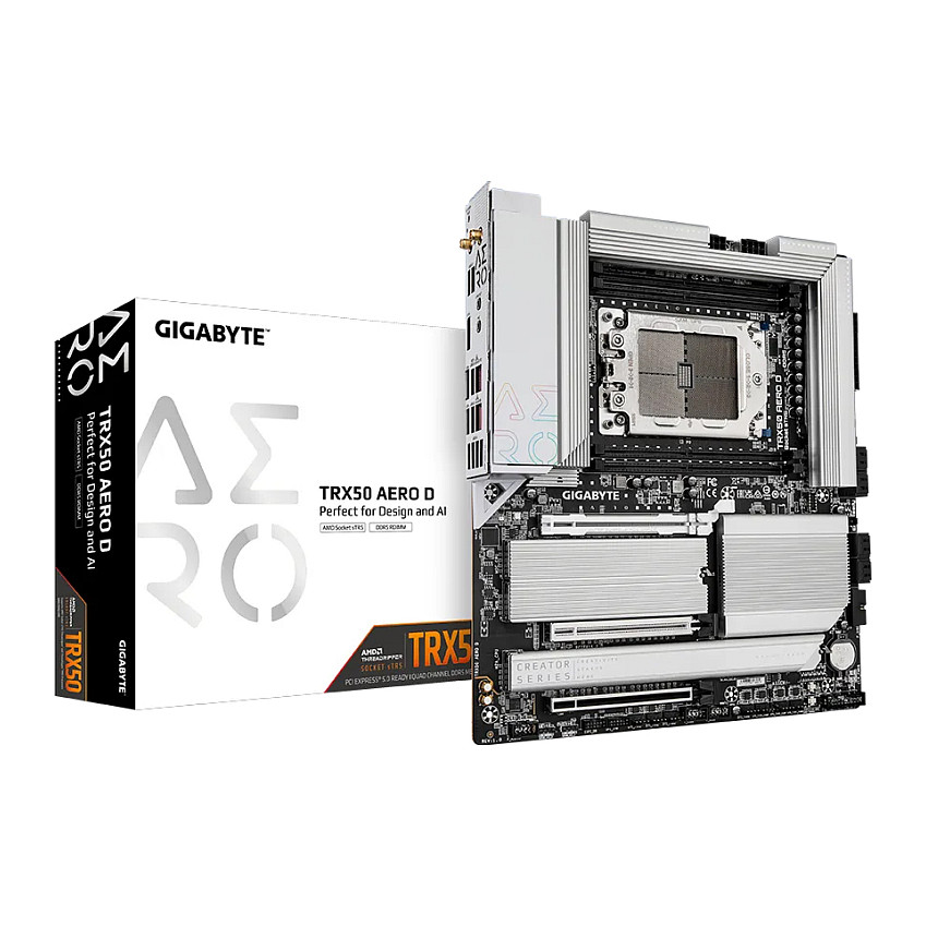 Pllakë Amë AMD Gigabyte TRX50 AERO D / ATX / DDR5 / DisplayPort - 1