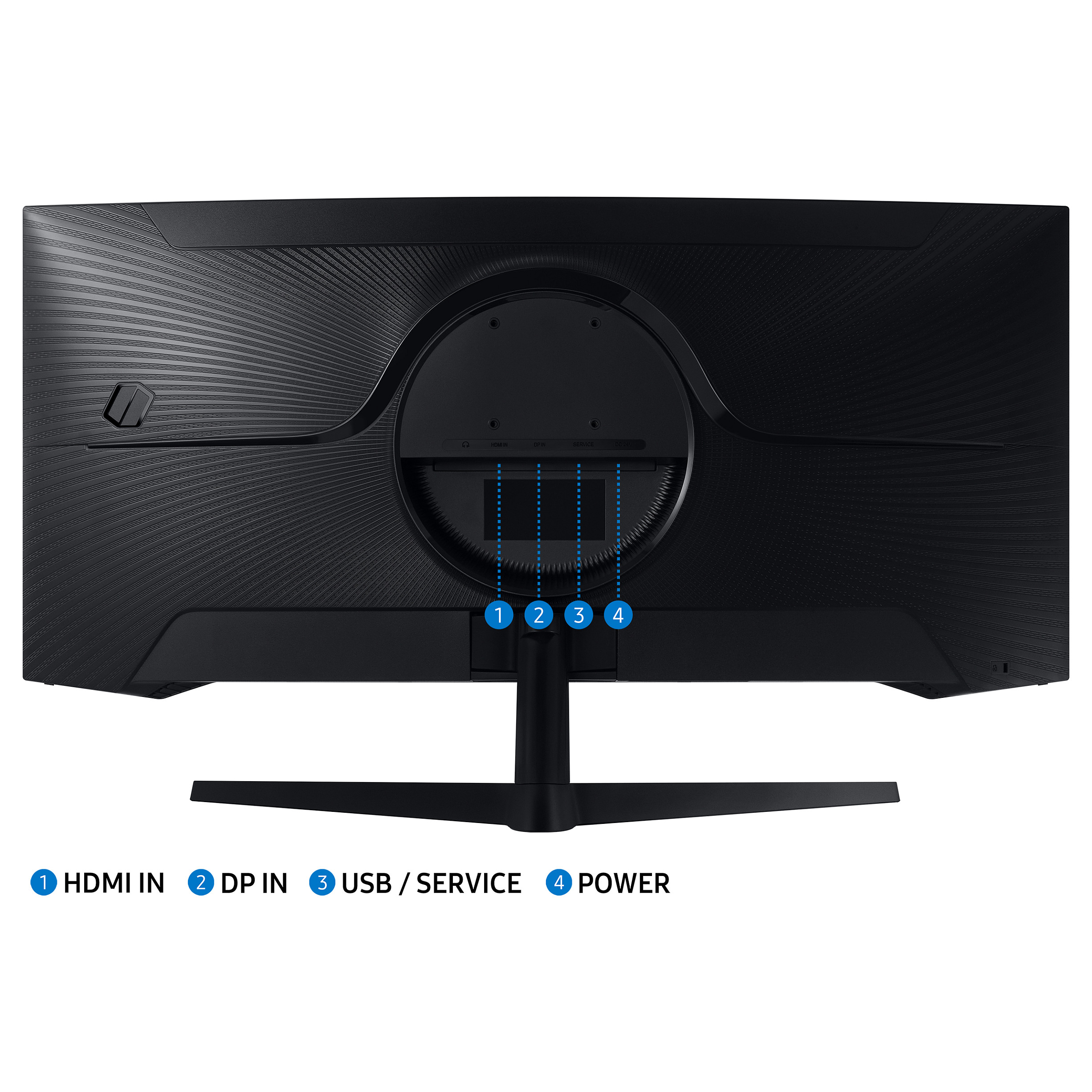 Monitor Samsung Odyssey G55T / 34''/ UWQHD VA Curved / 165Hz / 1ms / HDMI+DP - Zezë - 19