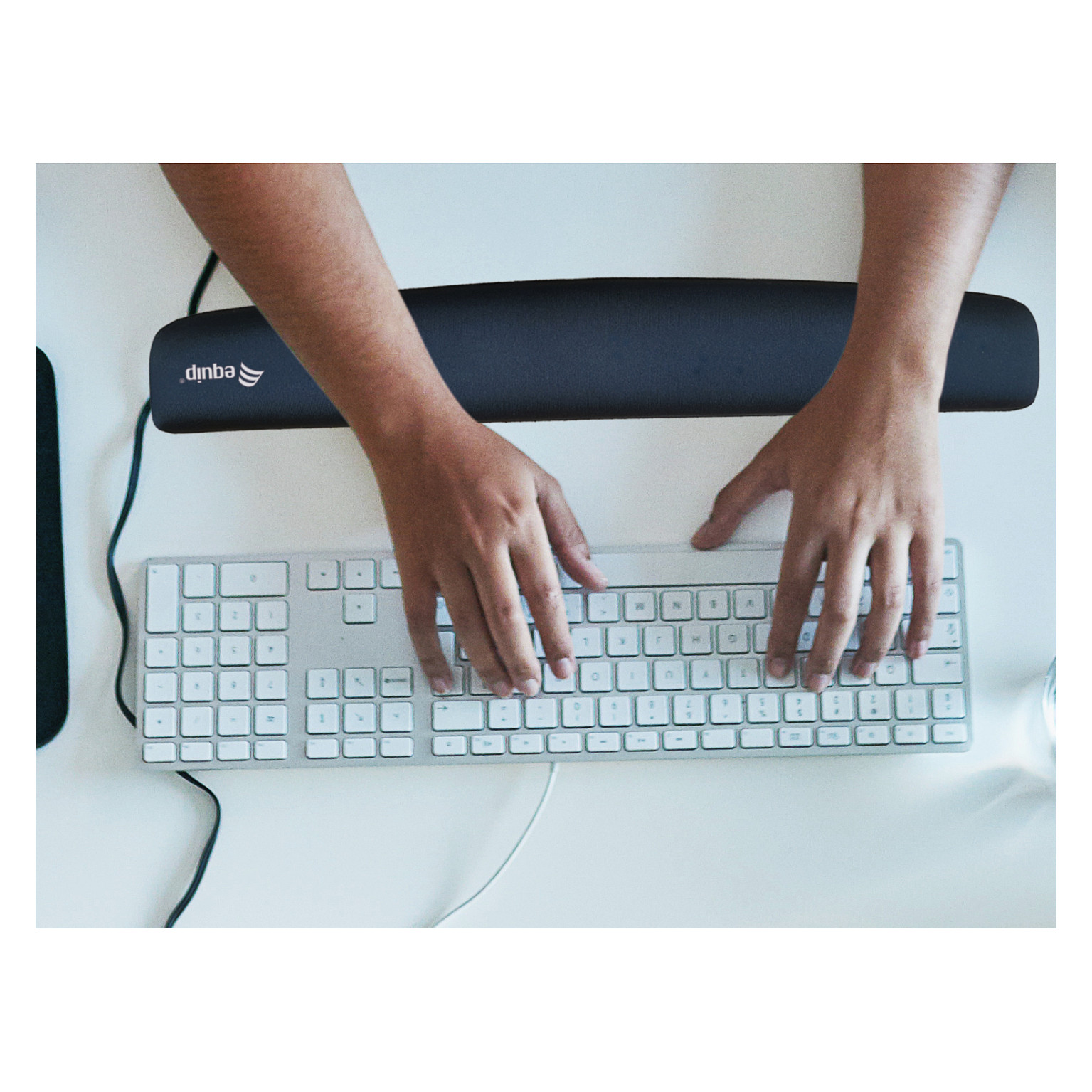 Mbështetëse për Tastierë Equip Keyboard Wrist Rest – Zezë - 3