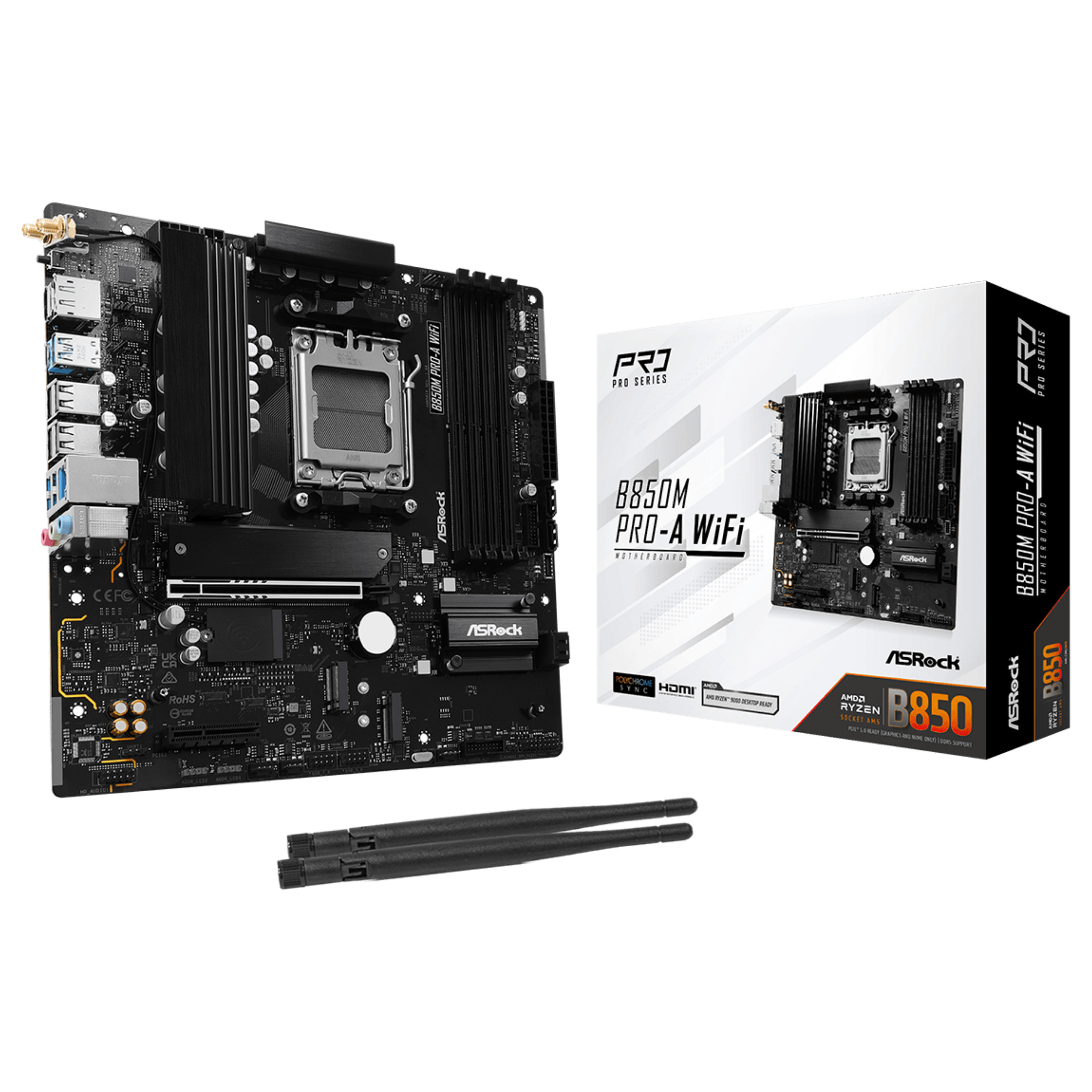 Pllakë Amë AM5 ASROCK B850M Pro A WiFi - 6
