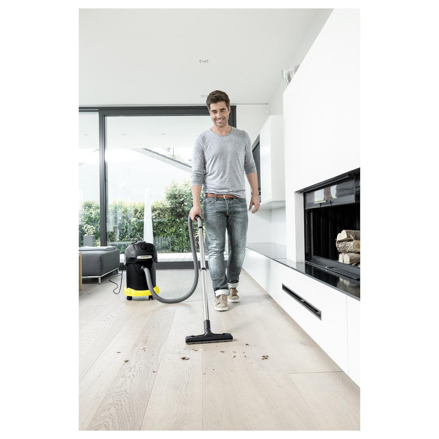 Fshesë me vakum Kärcher AD 4 Premium Ash & Dry / 600W / 17L - Zezë/Ver­dhë - 8