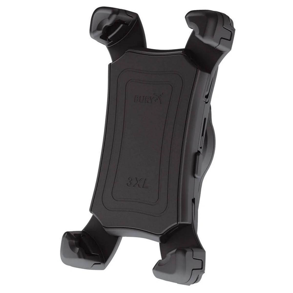 Mbajtëse telefoni për veturë Bury Active Cradle System 9 Universal 3XL / Karikim Micro-USB / Rrotullim 90° - Zezë - 2