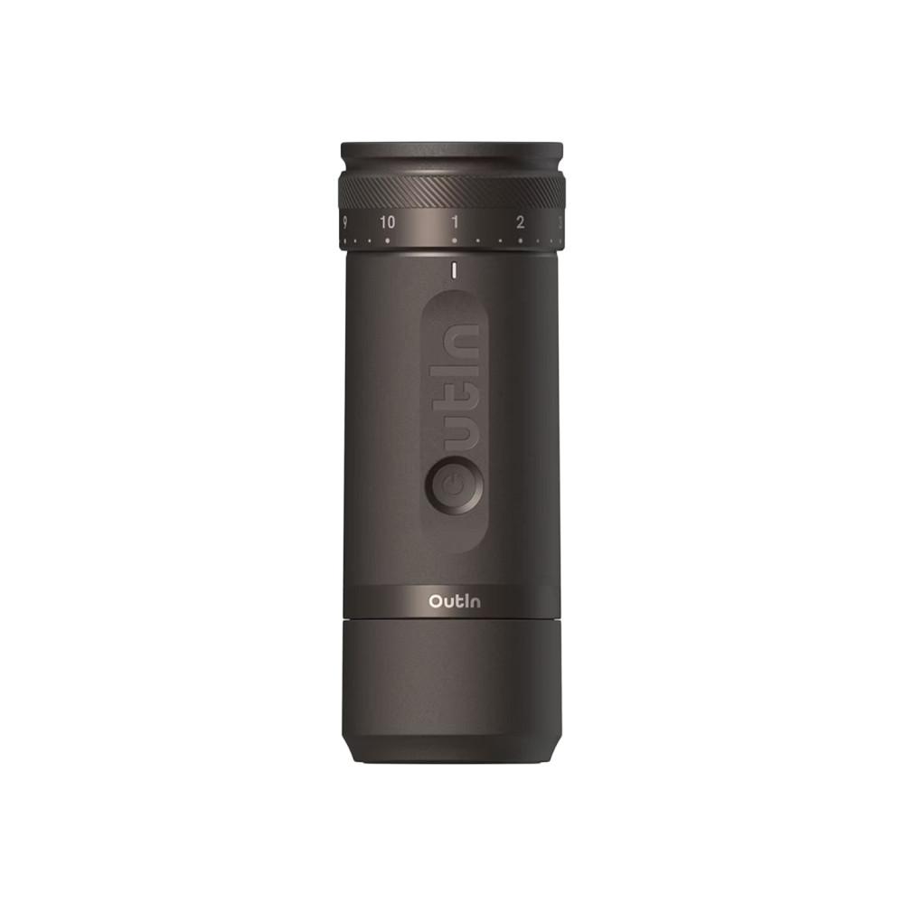 Mulli Elektrik Portativ për Kafe OutIn Fino OTCG-01-TB, 28 Nivele Bluarjeje, 38 mm, 25 g – Kafe 
