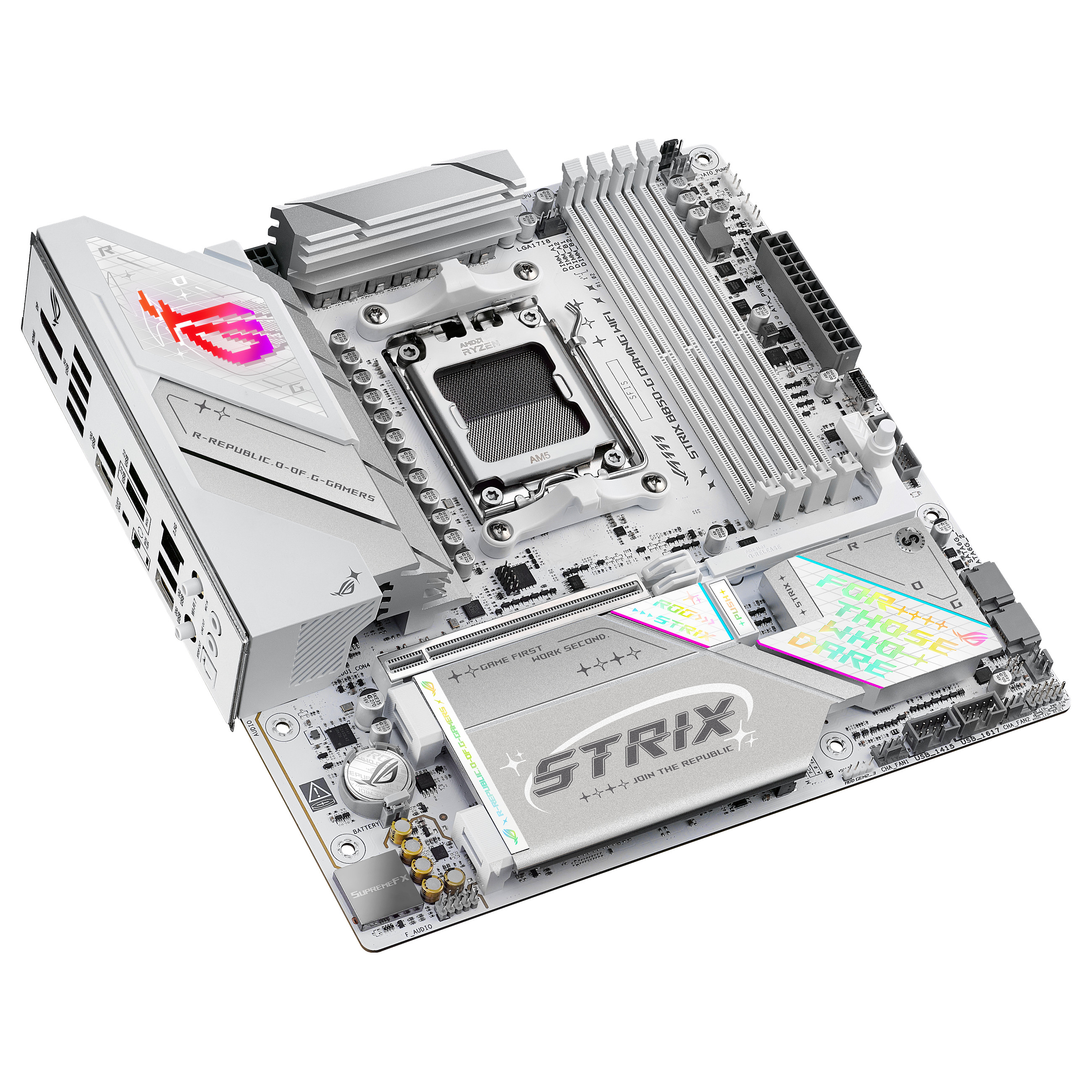 Pllakë Amë AMD AM5 ASUS ROG STRIX B850‑G GAMING WIFI / DDR5 / mATX / HDMI+DP - 3