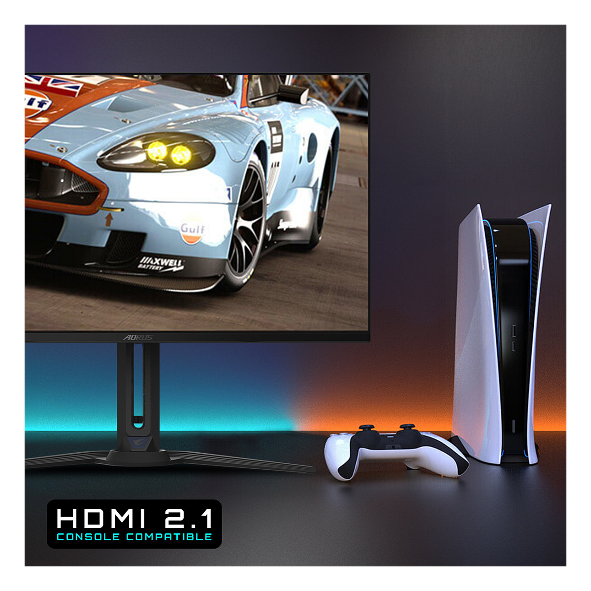 Monitor Gaming Gigabyte Aorus FO32U / 31.5" / 4K Ultra HD OLED / 165 Hz / 0.03 ms / HDMI+USB+DP - Zezë - 12