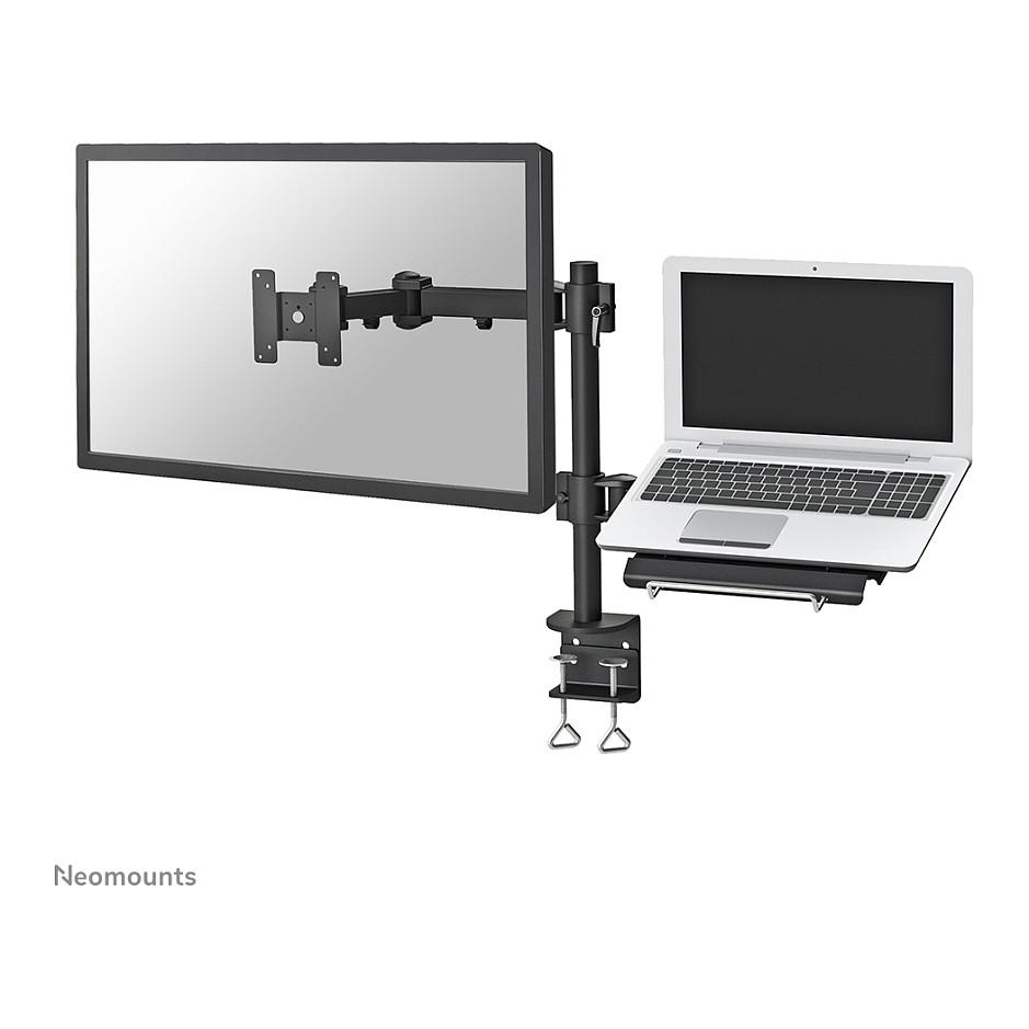 Mbajtëse për Monitor Neomounts FPMA-D960NOTEBOOK, 1 Monitor, deri 27", Laptop deri 22", 10kg, 15kg - Zezë