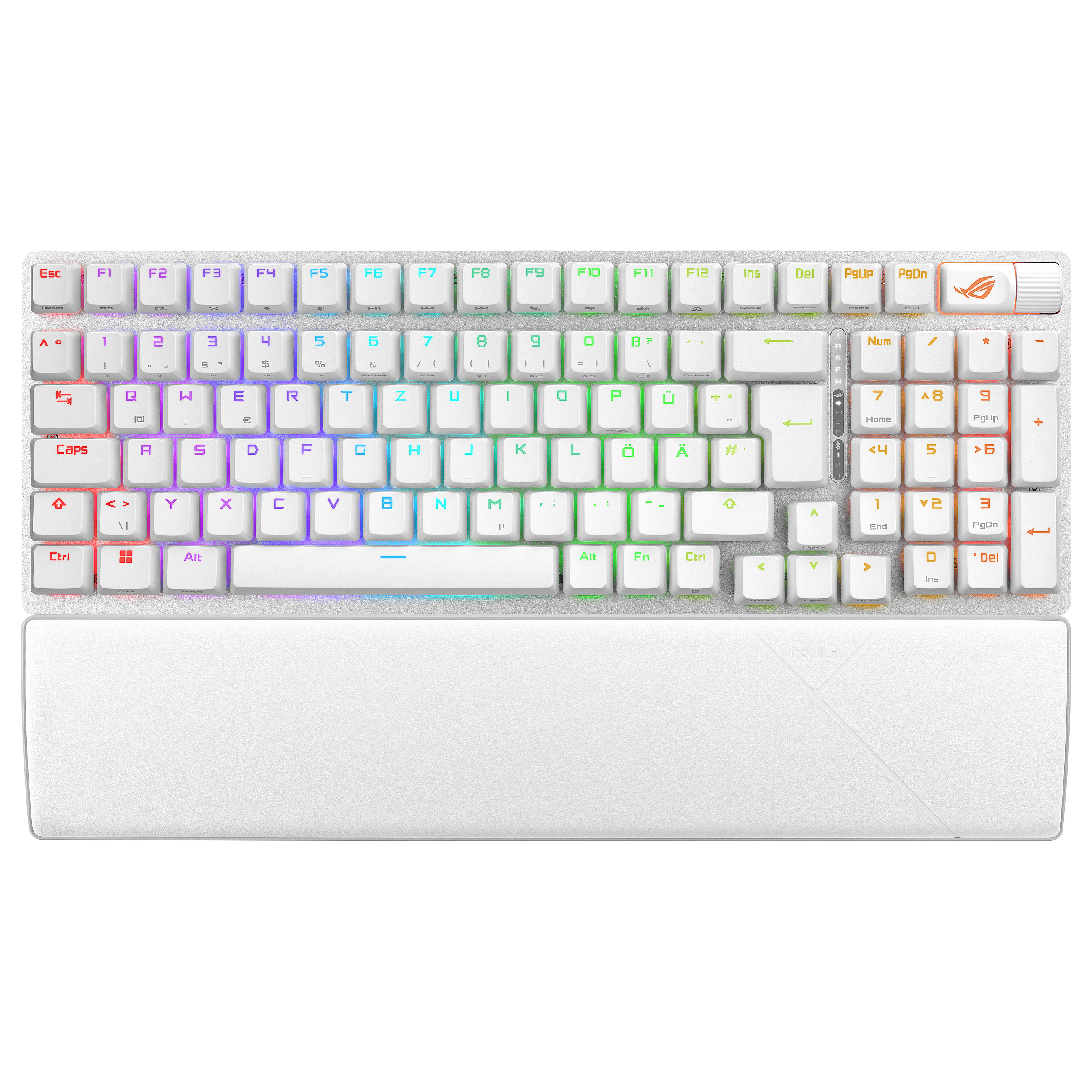 Tastierë Gaming ASUS ROG Strix Scope II 96 Wireless / QWERTZ - Bardhë - 1