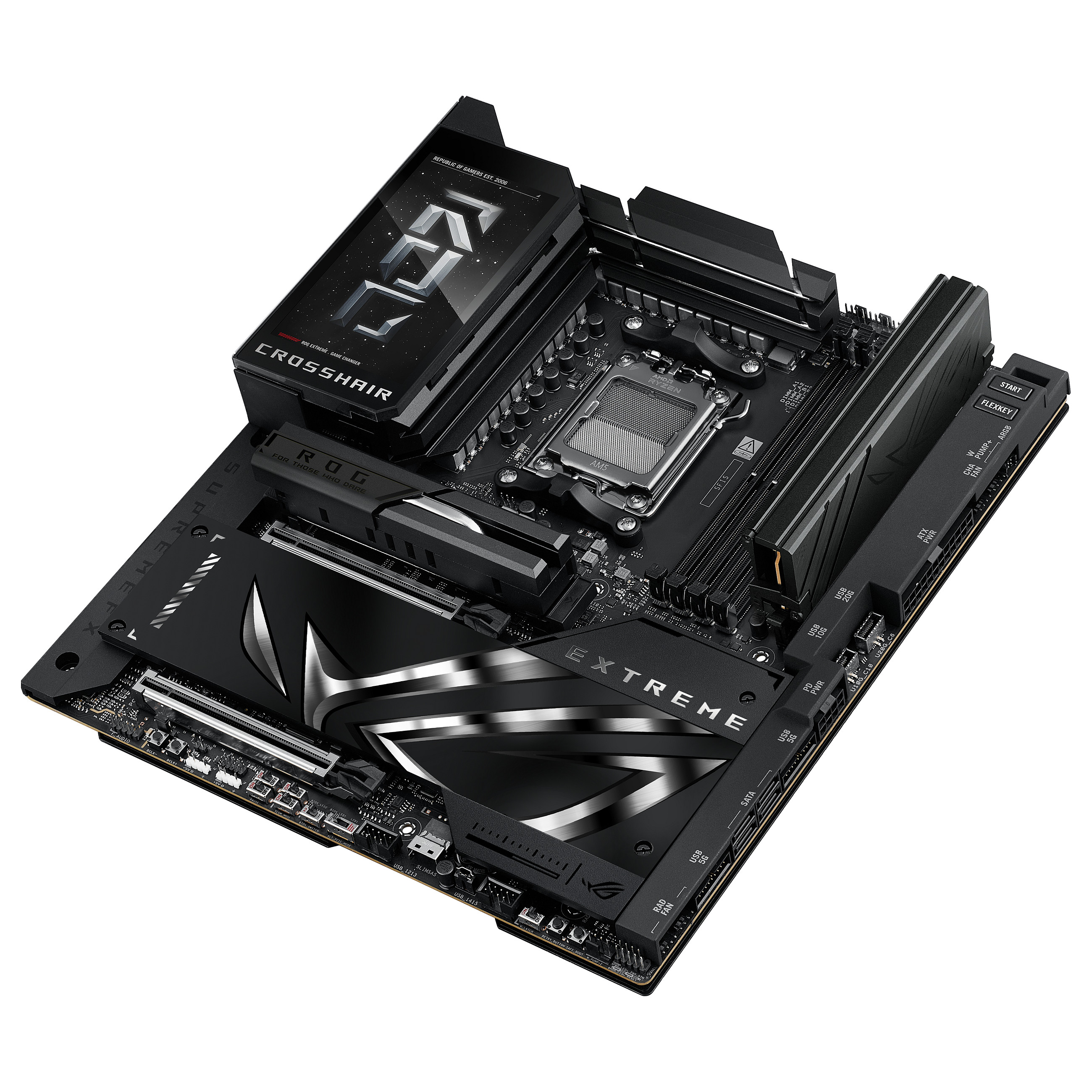 Pllakë Amë AMD ASUS ROG CROSSHAIR X870E EXTREME / AM5 / DDR5 / HDMI - 9
